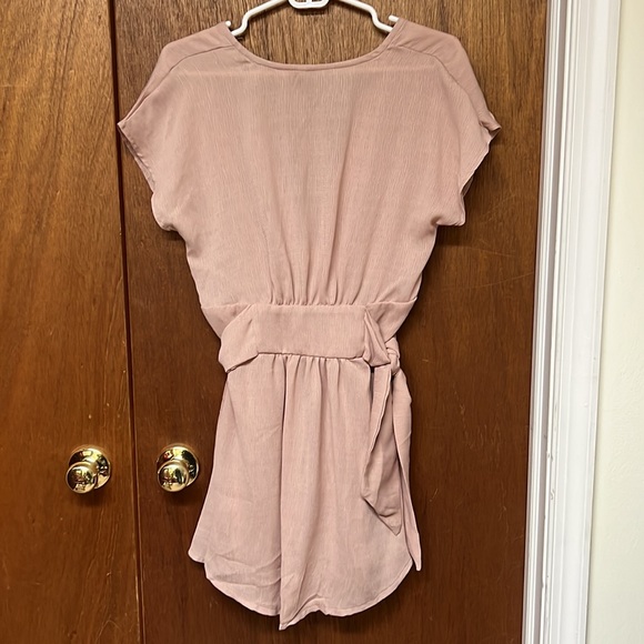 🟤Women’s tan baby doll dress w/buttons & ties on each side, size S, worn once🟤 - Picture 10 of 11